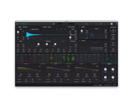 Программное обеспечение Arturia Pigments 4