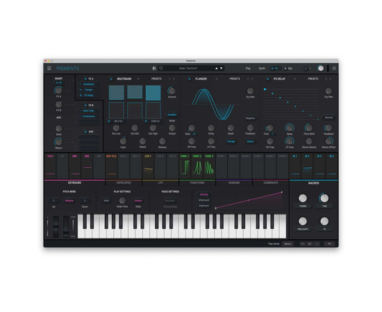 Программное обеспечение Arturia Pigments 4