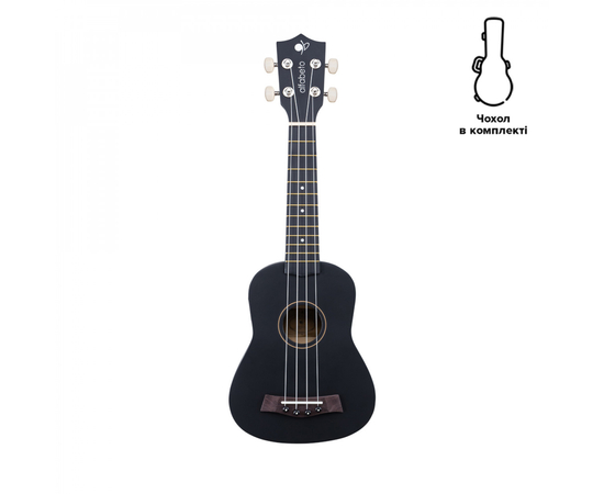 Укулеле Alfabeto U21 (Черный) + чехол - 155336 за 0 грн. | 4Club