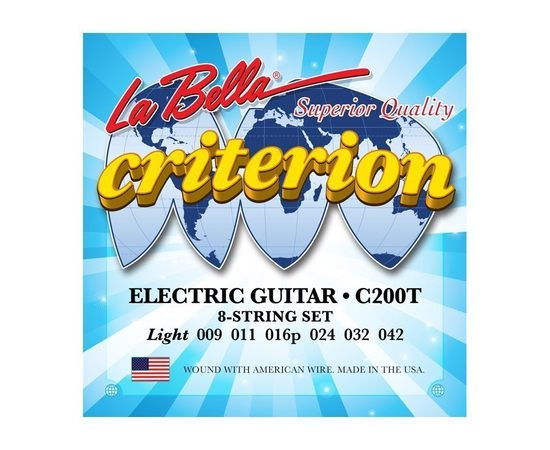 Струны для 8-струнной электрогитары La Bella C200T Criterion Electric ...
