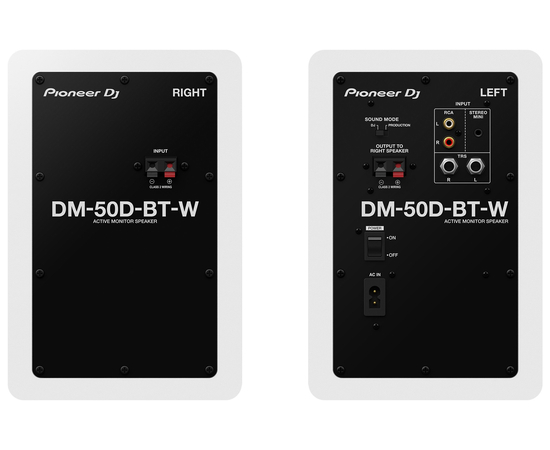 Студийные мониторы (пара) PIONEER DM-50D-BT-W