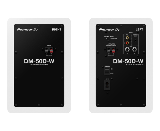 Студийные мониторы (пара) PIONEER DM-50D-W