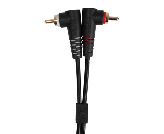 Кабель UDG Set RCA Straight-RCA Angled Black 3m (U97005BL)