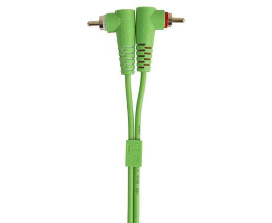 Кабель UDG Set RCA Straight-RCA Angled Green 3m (U97005GR)