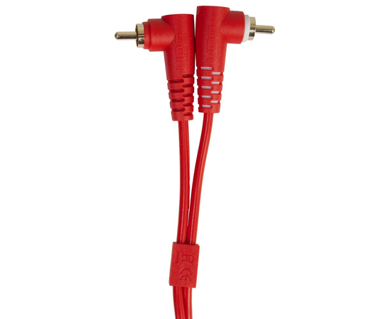 Кабель UDG Set RCA Straight-RCA Angled Red 3m (U97005RD)