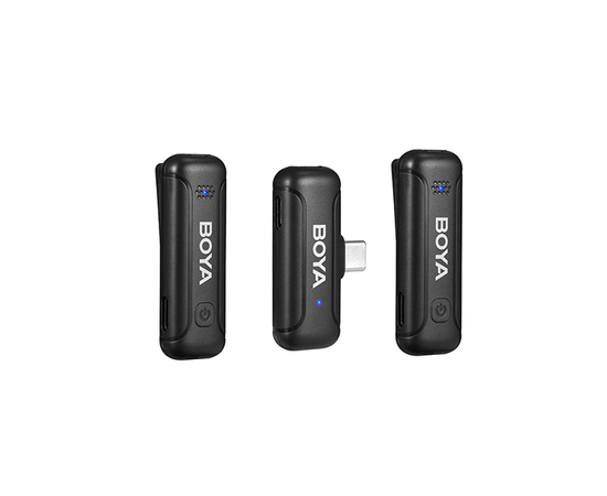 Радіосистема для смартфонів (роз'єм USB Type-C), 2 мікрофони + 1 приймач Boya BY-WM3T-U2 charging case