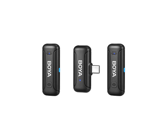 Радіосистема для смартфонів (роз'єм USB Type-C), 2 мікрофони + 1 приймач Boya BY-WM3T-U2 charging case