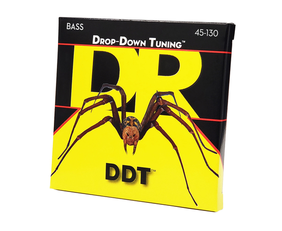 Струны для 5-струнной бас-гитары DR STRINGS DDT DROP DOWN TUNING BASS 5-STRING - MEDIUM (45-130) DDT5-130
