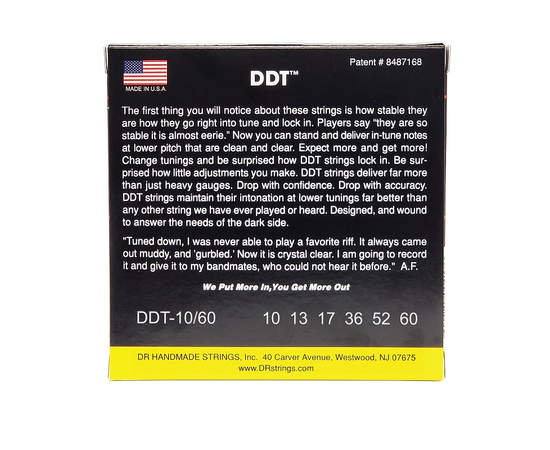 Струны для электрогитары DR STRINGS DDT DROP DOWN TUNING ELECTRIC - BIG ...