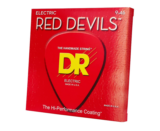 Струны для электрогитары DR STRINGS RED DEVILS ELECTRIC - LIGHT HEAVY (9-46) RDE-9/46