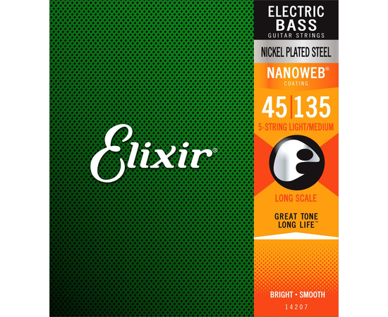 Струни для бас-гітари Elixir 14207 5S LM - 58181 за 3617 грн. | 4Club