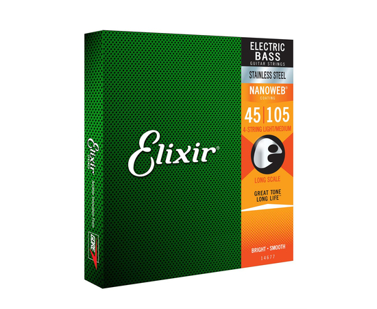 Струни для бас-гітари Elixir 14677 4S LM SS - 155650 за 2878 грн. | 4Club