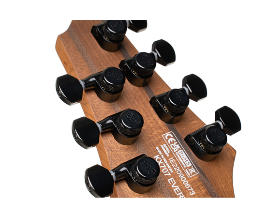 Семиструнная электрогитара CORT KX707 EVERTUNE (OPEN PORE BLACK)