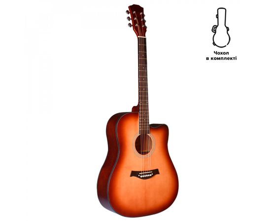 Акустична гітара Alfabeto Solid-RT (3 Tone Sunburst) + чохол - 156288 за 5338 грн. | 4Club