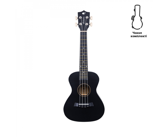 Укулеле концерт Alfabeto U23 (Чорний) + чохол - 156311 за 0 грн. | 4Club