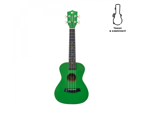 Укулеле концерт Alfabeto U23 (Зеленый) + чехол - 156312 за 1738 грн. | 4Club