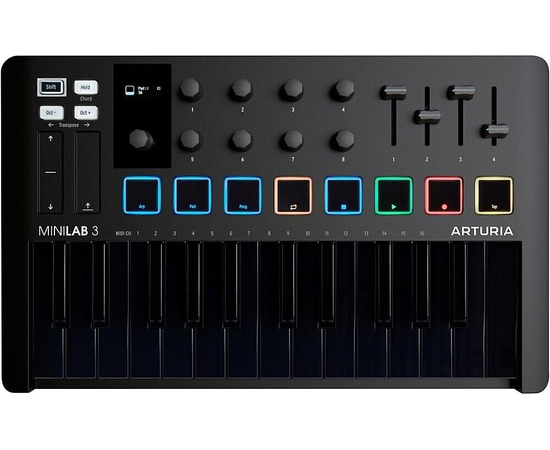 MIDI-клавиатура Arturia MiniLab 3 Deep Black Special Edition - 156254 за 5399 грн. | 4Club