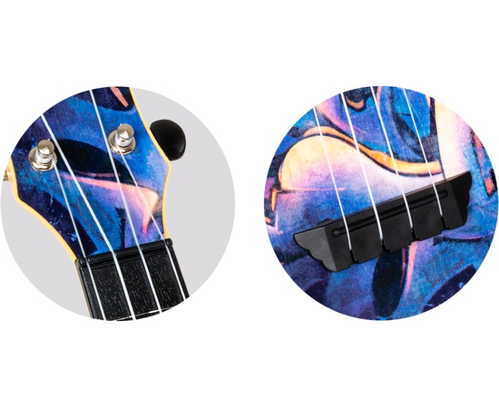 Укулеле Flight TUS40 Graffiti Travel soprano
