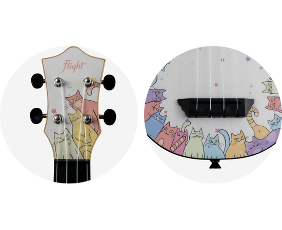 Укулеле Flight TUS40 Kitty Travel soprano
