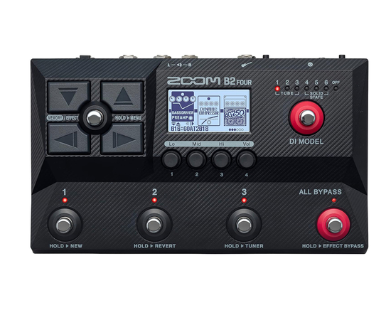 Процессор для бас-гитары Zoom B2 FOUR