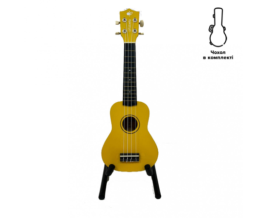 Укулеле сопрано Alfabeto U21 (Желтый) + чехол - 156543 за 990 грн. | 4Club