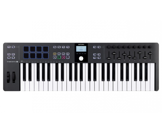 MIDI-клавіатура Arturia KeyLab Essential 49 mk3 (Black) - 156581 за 11101 грн. | 4Club