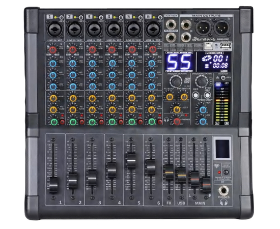 Микшерный пульт Emiter-S AM-MINI6-PRO, 30Вт - 156659 за 0 грн. | 4Club