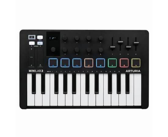 MIDI-клавиатура Arturia MiniLab 3 Black Edition - 156592 за 5627 грн. | 4Club