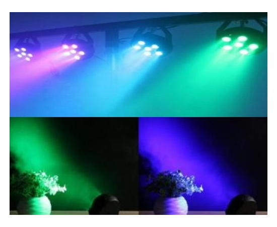 Світловий прилад New Light BAT-5S LED MINI PAR LIGHT 6*1,5W RGB