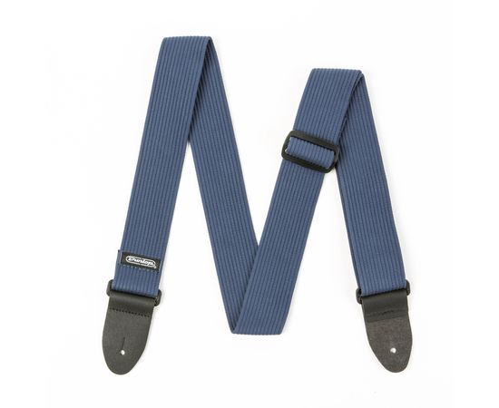 Гітарний ремінь Dunlop D27-01NV 2" Ribbed Cotton Blue