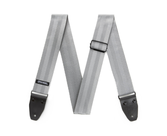 Гитарный ремень Dunlop DST7001GY 2" Deluxe Seatbelt Grey