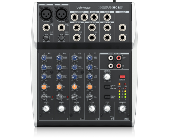 Мікшерний пульт BEHRINGER XENYX 802S