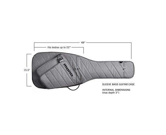 Чехол для бас-гитары MONO M80-SEB-ASH