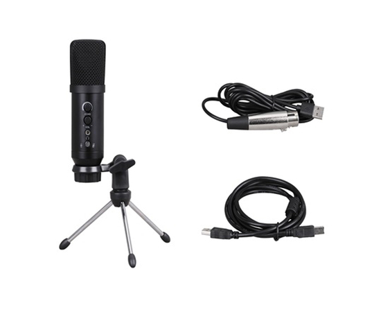 Конденсаторний мікрофон Emiter-S USB-8 чорного кольору - 156957 за 1518 грн. | 4Club
