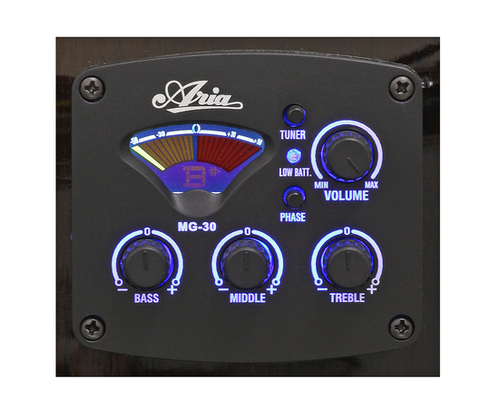 Электроакустическая гитара Aria AFN-15CE BK