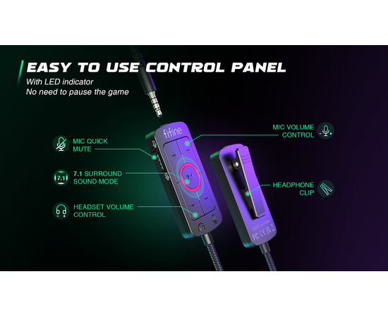 Игровая гарнитура FIFINE H9W