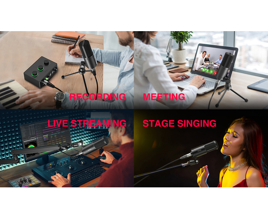 Студійний динамічний XLR мікрофон FIFINE K669D