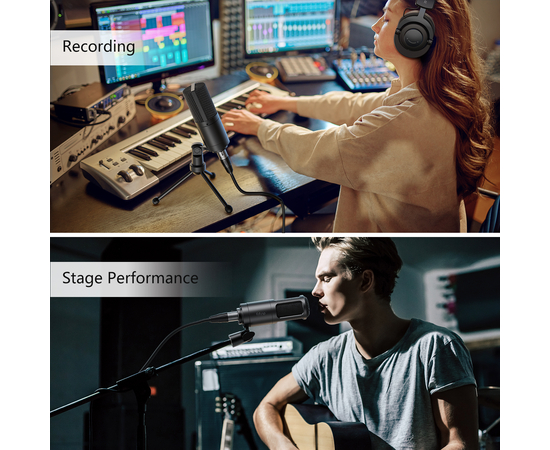 Студійний динамічний XLR мікрофон FIFINE K669D