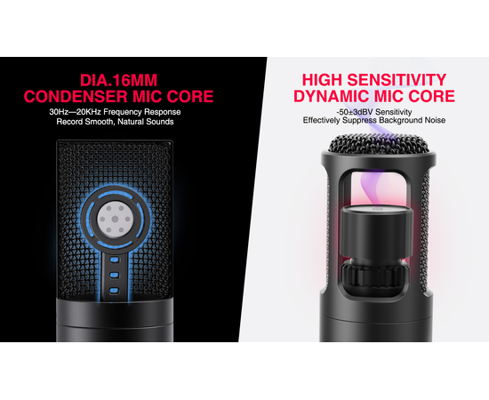 Студійний динамічний XLR мікрофон FIFINE K669D