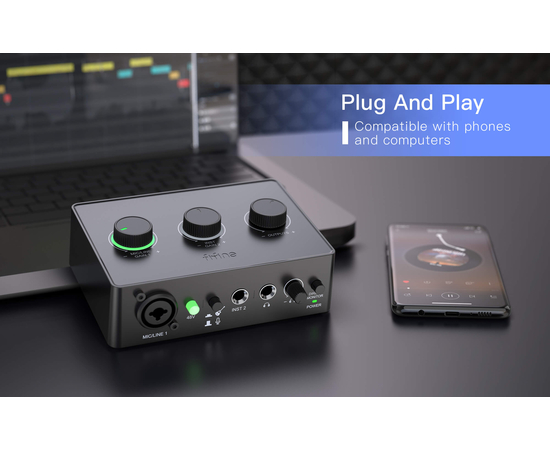 Аудиоинтерфейс / микшер FIFINE SC1