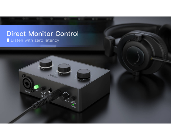 Аудиоинтерфейс / микшер FIFINE SC1