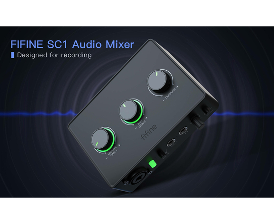 Аудиоинтерфейс / микшер FIFINE SC1