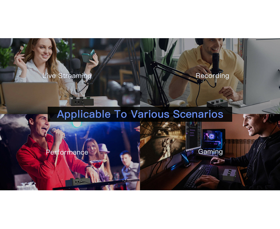 Аудиоинтерфейс / микшер FIFINE SC1