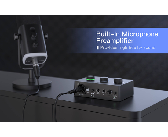 Аудиоинтерфейс / микшер FIFINE SC1