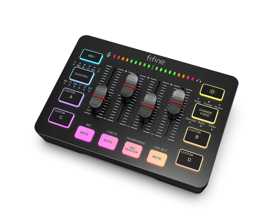 Аудіоінтерфейс / мікшер FIFINE SC3
