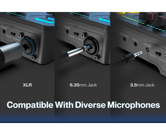 Аудіоінтерфейс / мікшер FIFINE SC3