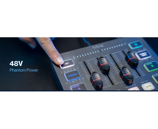 Аудіоінтерфейс / мікшер FIFINE SC3