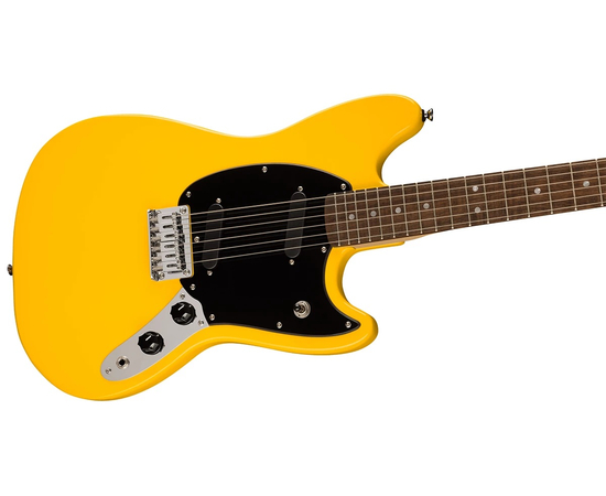 Электрогитара SQUIER by FENDER SONIC MUSTANG LRL BPG GRAFITY YELLOW