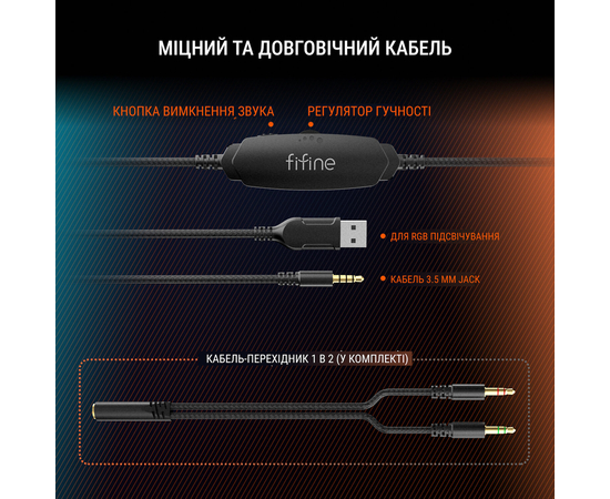 Игровая гарнитура FIFINE H3