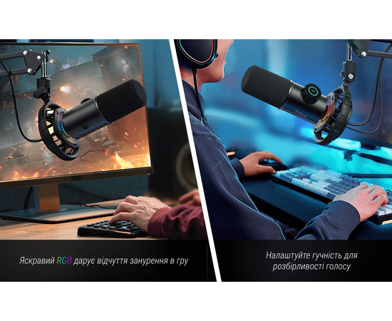 Студийный динамический USB-микрофон FIFINE K658